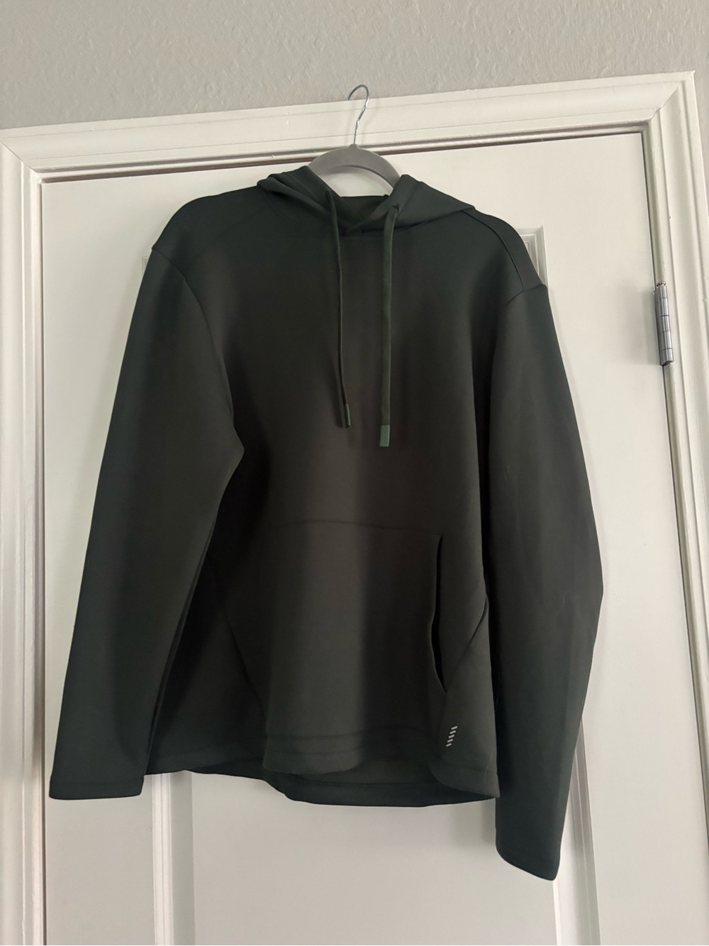 Balance Collection Men’s Dark Olive Pullover Hoodie with Kangaroo Pocket Size M